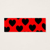 Niedlich Heart Ladybug Geschenkmarke (Rückseite)