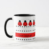 Niedlich Heart Ladybug Tasse (Links)