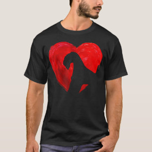 Niedlich Heart Lakeland Terrier Dog Valentinstag P T-Shirt