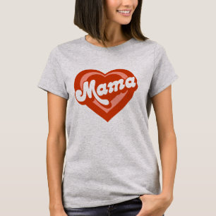 Niedlich Heart Mama Mini Mutter Tochter T-Shirt