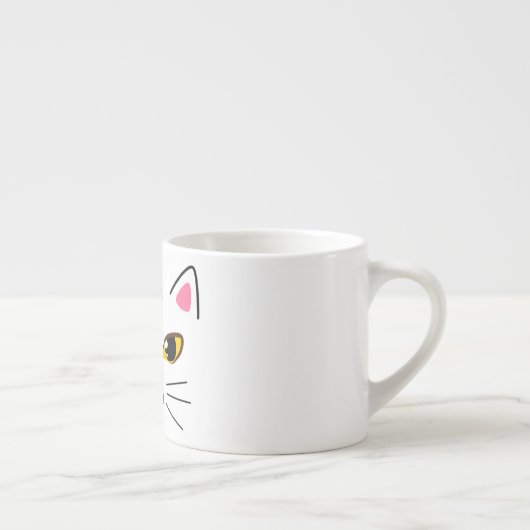 Niedlich Heart Mark Kitty Cat Tasse (Rechts)