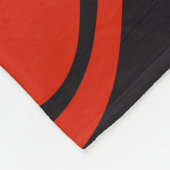 Niedlich Heart Modern Red Pattern Fleecedecke (Ecke)