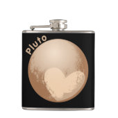 Niedlich Heart Pluto Flachmann (Vorderseite)