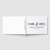 Niedlich Heart Script Mr & Mr. Gay Wedding Gästebuch (Voll)