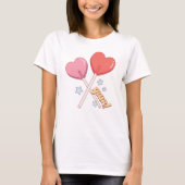 Niedlich Heart Sucker Valentinstag T - Shirt (Vorderseite)