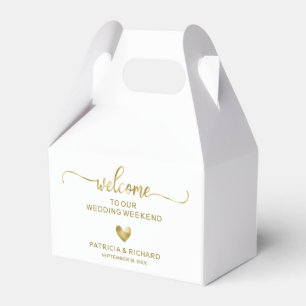 Niedlich Heart Wedding Welcome Hotel Gefallen Box Geschenkschachtel