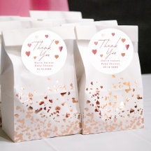 Niedlich Hearts Girly Baby Dusche Vielen Dank