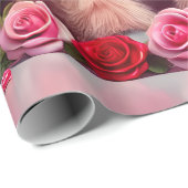 Niedlich Hearts Höhere Kuhwale Geschenkpapier (Rolleneckpunkt)