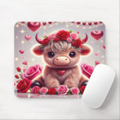Niedlich Hearts Höhere Kuhwale Mousepad (Mit Mouse)