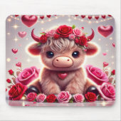 Niedlich Hearts Höhere Kuhwale Mousepad (Vorne)
