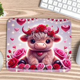 Niedlich Hearts Höhere Kuhwale Mousepad