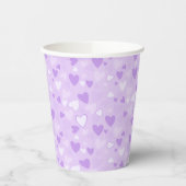 Niedlich Hearts Lavender Pappbecher (Links)