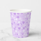 Niedlich Hearts Lavender Pappbecher (Rechts)