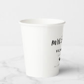 Niedlich Hearts Mrs. & Mrs. Lesbian Wedding Pappbecher (Rechts)