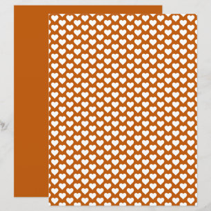 Niedlich Hearts Muster Ginger Shade Scrapbook Pape
