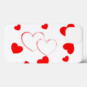 Niedlich Hearts - schöne Girls Case-Mate iPhone Hülle (Rückseite (Horizontal))