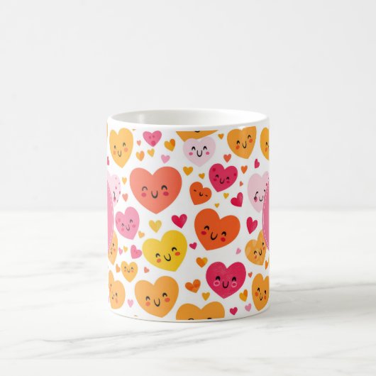 Niedlich Hearts-Tasse Kaffeetasse (Mittel)