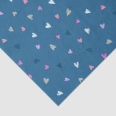 Niedlich Hearts Valentines Seidenpapier (Detail)