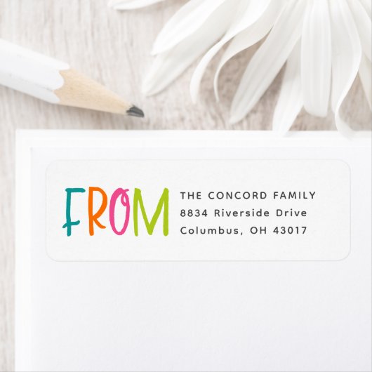 Niedlich hell nach Weihnachtskarten-Rücksendeadres (Insitu)