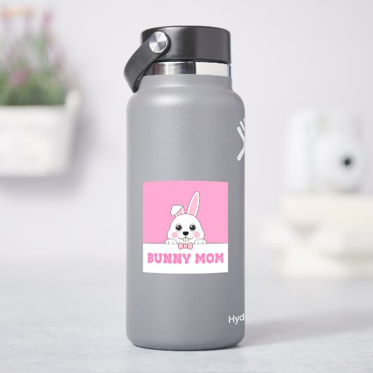 Niedlich Helle Mama Rosa Aufkleber (HydroFlask)