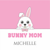 Niedlich Helle Mama Rosa Personalisiert Aufkleber (Vorderseite)