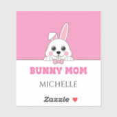 Niedlich Helle Mama Rosa Personalisiert Aufkleber (Blatt)