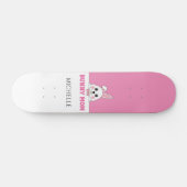 Niedlich Helle Mama Rosa Personalisiert Skateboard (Horizontal)