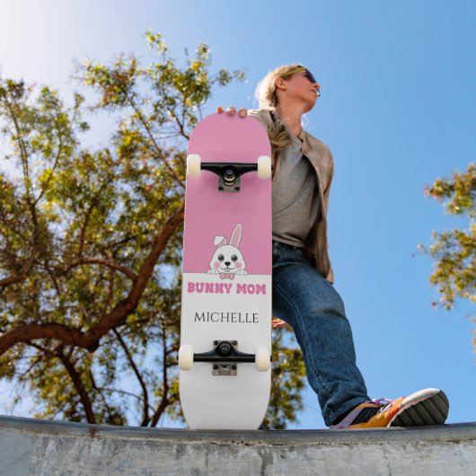 Niedlich Helle Mama Rosa Personalisiert Skateboard (Außenbereich 1)