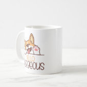 Niedlich Hello Corgi Dog Kaffeetasse (Vorderseite Links)