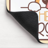 Niedlich Hello Corgi Dog Mousepad (Ecke)