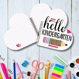 Niedlich Hello Kindergarten Notizblock