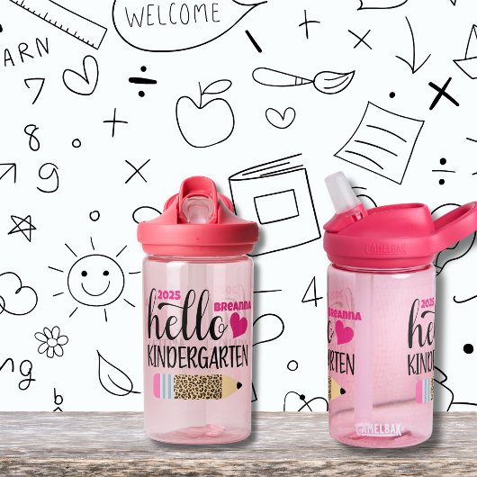 Niedlich Hello Kindergarten Trinkflasche
