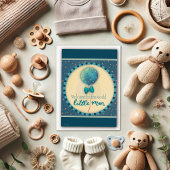 Niedlich Hello Little Man Funny Baby Modern Card Karte