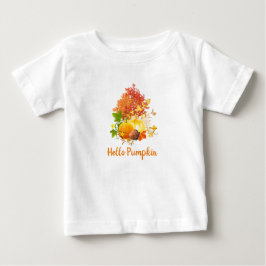 Niedlich Hello Pumpkin Fall Saison Kleinkind / Baby T-shirt