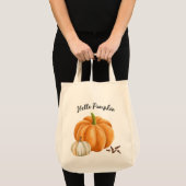 Niedlich Hello Pumpkin Gewürz Cosy Fall Tragetasche (Vorderseite (Produkt))
