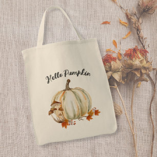Niedlich Hello Pumpkin Mushroom Gemütliche Herbstl Tragetasche