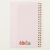 Niedlich Hello Pumpkin Personalisiert Planer (Rückseite)