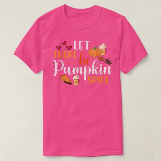 Niedlich Herbst Pumpkin Saison Gelassen Es gibt Pu T-Shirt (Design vorne)