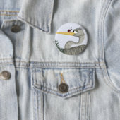 Niedlich Heron und Ladybug Button (Beispiel)