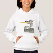 Niedlich Heron und Ladybug Hoodie (Vorderseite)