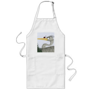 Niedlich Heron und Ladybug Lange Schürze