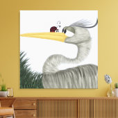Niedlich Heron und Ladybug Leinwanddruck (Insitu (Wohnzimmer))