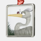 Niedlich Heron und Ladybug Ornament Aus Metall (Links)