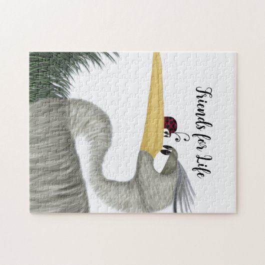Niedlich Heron und Ladybug Puzzle (Horizontal)