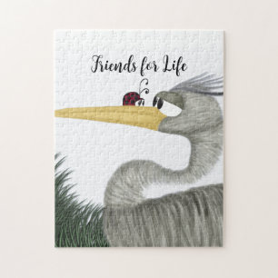 Niedlich Heron und Ladybug Puzzle