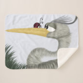 Niedlich Heron und Ladybug Sherpadecke (Vorderseite (Horizontal))