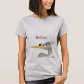 Niedlich Heron und Ladybug T-Shirt (Vorderseite)