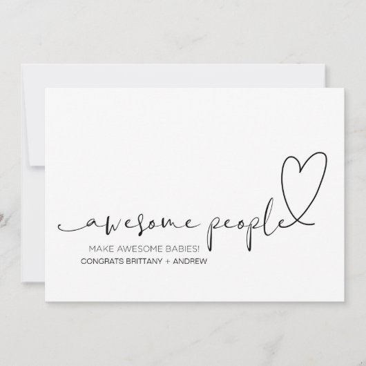 Niedlich Herzlichen Glückwunsch Schwangere Glückwu Karte (Vorderseite)