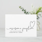 Niedlich Herzlichen Glückwunsch Schwangere Glückwu Karte (Stehend Vorderseite)