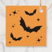 Niedlich Hexe Happy Halloween Leckerei oder Lecker Geschenkanhänger (Rückseite)